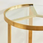 ⁦طاولة جانبية بسطح زجاجي - سكوت⁩ - الصورة ⁦3⁩