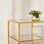 ⁦طاولة جانبية بسطح زجاجي - كورا⁩ - الصورة ⁦4⁩