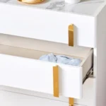 ⁦طاولة سرير جانبية 5 أدراج - هايلي⁩ - الصورة ⁦3⁩