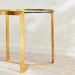 ⁦طاولة جانبية بسطح زجاجي - سكوت⁩ - الصورة ⁦4⁩