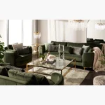 ⁦طاولة جانبية بسطح زجاجي - كورا⁩ - الصورة ⁦2⁩