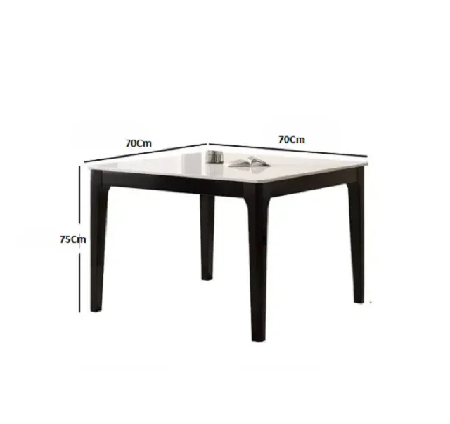 طاولة طعام رخام مربعة 