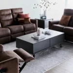 ⁦طاولة قهوة خشب بسطح سيراميك - روش⁩ - الصورة ⁦3⁩