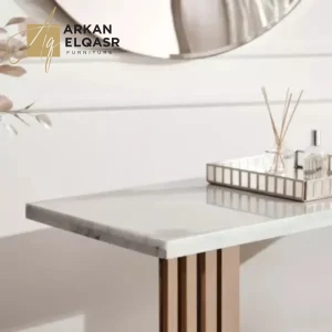 طاولة مدخل بمرآة