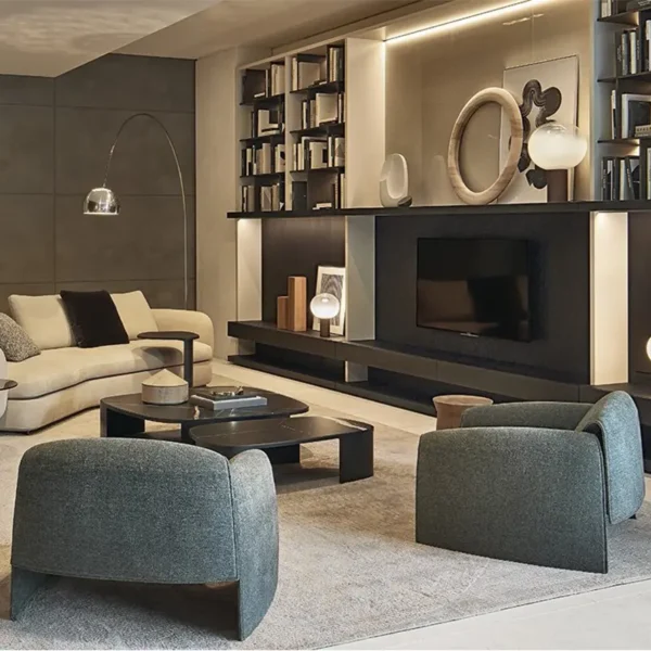 طقم جلوس فاخر بتصميم جذاب