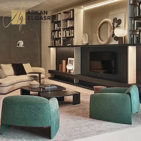 طقم جلوس فاخر بتصميم جذاب