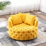 كرسي قماش دوار بمساند ذراعين - بيلا