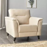 كرسي مخمل بمساند ذراعين - كونكورد