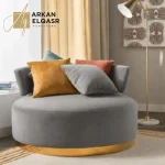 كرسي مفرد مخمل - شارون
