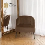 كرسي مفرد خشبي فاخر
