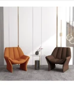 كرسي بمسند للقدم بتصميم عصري