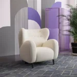 كرسي مفرد من القماش