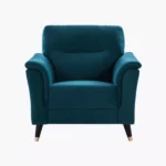 كرسي مخمل بمساند ذراعين - كونكورد