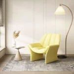 كرسي بمسند للقدم بتصميم عصري