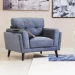 كرسي قماش بمساند ذراعين من فليتشر