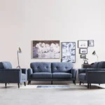 ⁦كرسي قماش بمساند ذراعين من فليتشر⁩ - الصورة ⁦3⁩