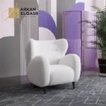 كرسي مفرد من القماش