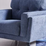 ⁦كرسي قماش بمساند ذراعين من فليتشر⁩ - الصورة ⁦4⁩