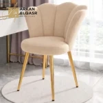 كرسي تسريحه مرتفع بأرجل معدنية