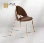 كرسي طاولة طعام من الاستيل الفاخر