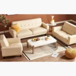 ⁦كنب جلد 3 مقاعد - فرانكو⁩ - الصورة ⁦3⁩