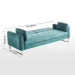 ⁦كنب سرير 3 مقاعد قماش من كاثي⁩ - الصورة ⁦11⁩