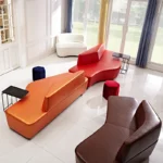 ⁦كنب من تصميم بسيط صديق للبيئة⁩ - الصورة ⁦4⁩