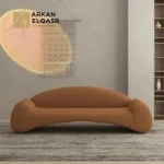 كنب بشكل انيق