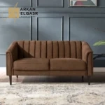 كنب مقعدين قماش من تصميم مارلون