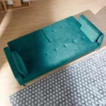 ⁦كنب سرير 3 مقاعد قماش من كاثي⁩ - الصورة ⁦5⁩