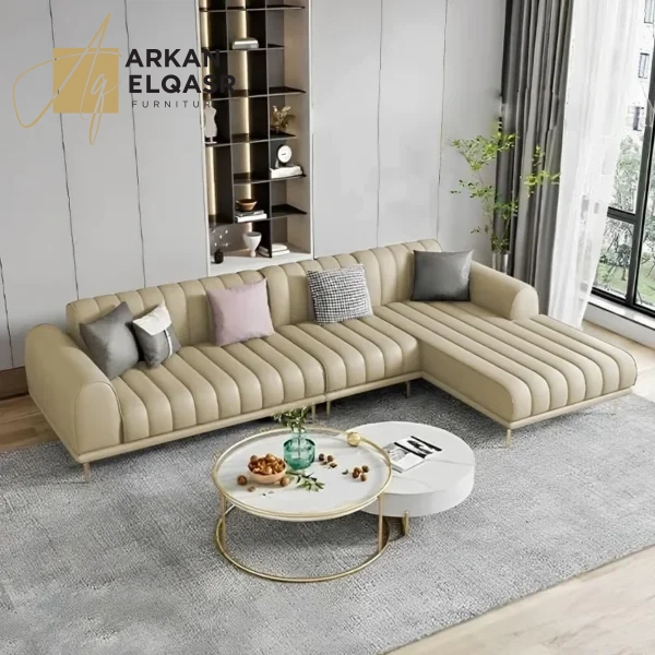 كنب زاوية بتصميم جذاب