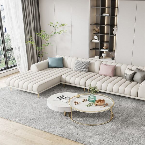 كنب زاوية بتصميم جذاب