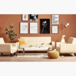 ⁦كنب جلد 3 مقاعد - فرانكو⁩ - الصورة ⁦4⁩