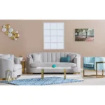 ⁦كنب مقعدين قماش من سميث⁩ - الصورة ⁦3⁩