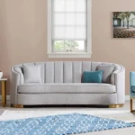 ⁦كنبة 3 مقاعد قماش من سميث⁩ - الصورة ⁦3⁩