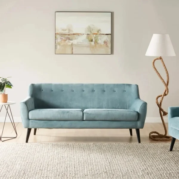 كنب مخمل 3 مقاعد - ويلما