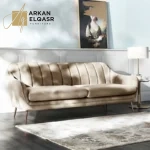 كنب مخمل ذات تصميم انيق بلمسة ديزموند