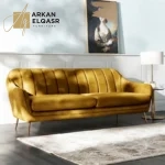 كنب مخمل ذات تصميم انيق بلمسة ديزموند
