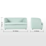 ⁦كنب مودرن مقعدين - نورمان⁩ - الصورة ⁦7⁩