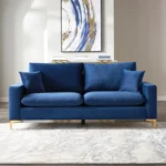 ⁦كنب مخمل بتصميم مميز رينو⁩ - الصورة ⁦2⁩