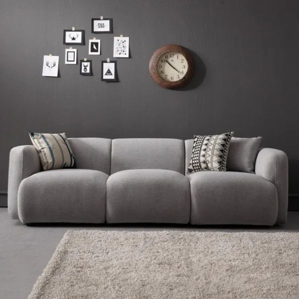 كنب مودرن ثلاث مقاعد فخم