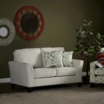 ⁦كنب مقعدين قماش - بيري⁩ - الصورة ⁦2⁩