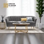 كنب مودرن مخملي وارجل معدنية