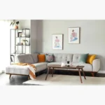 ⁦كنبة ركنية 4 مقاعد قماش - مورانو⁩ - الصورة ⁦3⁩