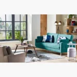 ⁦كنب سرير 3 مقاعد قماش من كاثي⁩ - الصورة ⁦2⁩