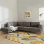 ⁦كنبة ركنية قماش 5 مقاعد - كارتر⁩ - الصورة ⁦3⁩