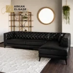 كنبة ركنية 4 مقاعد جلد صناعي - لاني