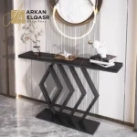 كنسول بسطح رخام بتصميم راقي