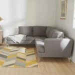 ⁦كنبة ركنية قماش 5 مقاعد - كارتر⁩ - الصورة ⁦2⁩