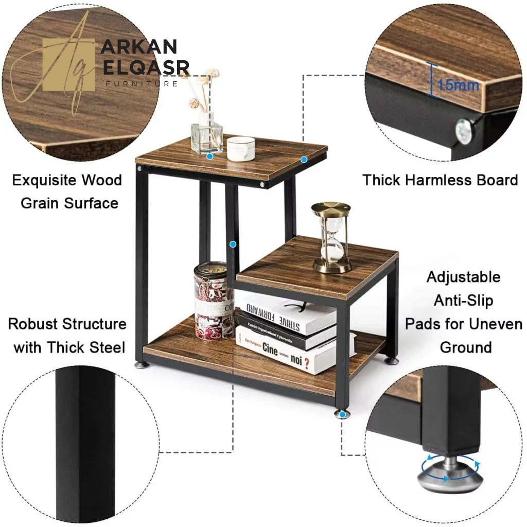 كومودينة من المعدن و الخشب